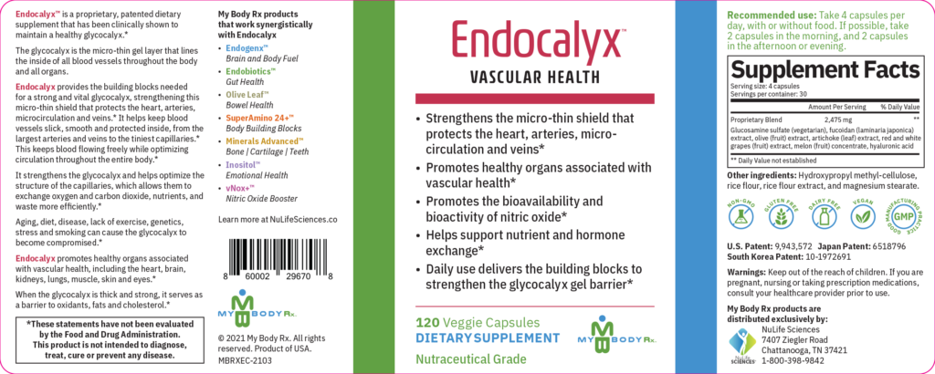 Endocalyx Microvascular Health anti aging Supplement