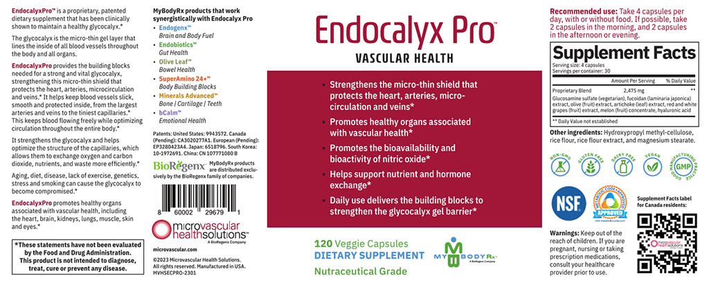 endocalyx-pro ingredients